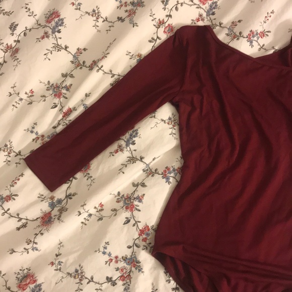 Out from Under (UO) V neck back bodysuit - Picture 2 of 3